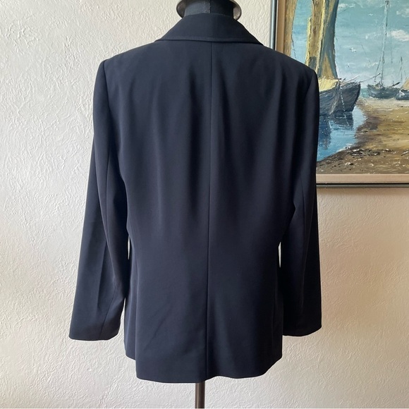 Eddie Bauer black zip up blazer jacket in size medium - Picture 4 of 10